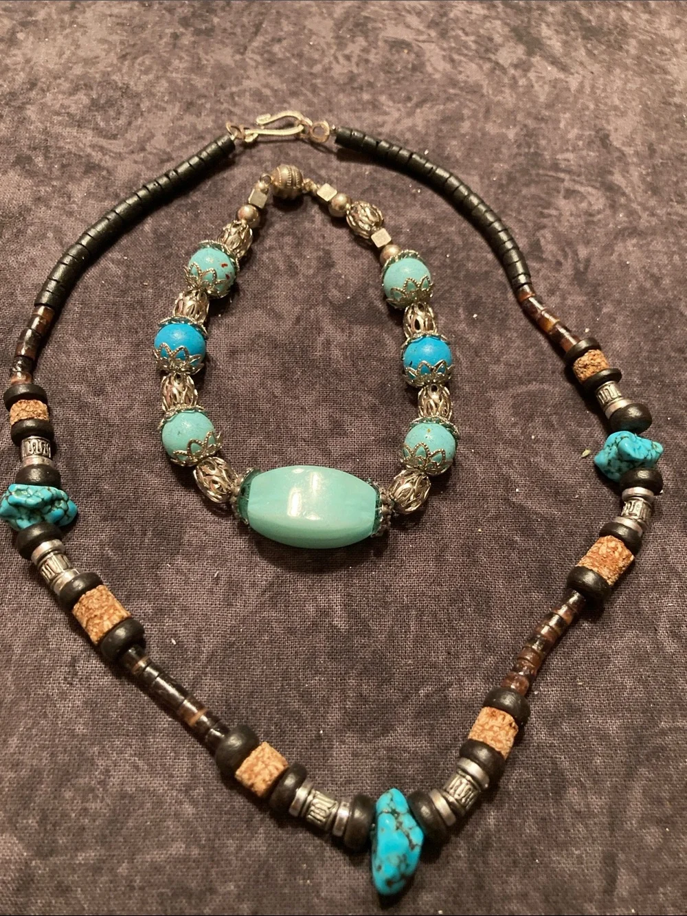 Southwestern Beaded Necklace & Bracelet Set